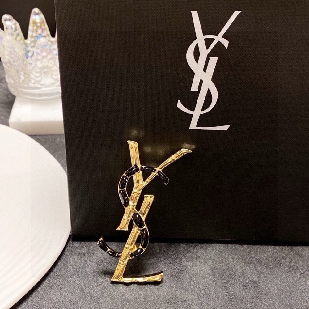Yves Saint Laurent brooch